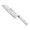 CUCHILLO SANTOKU ALVEOLADO 17 CM BLANCO MAITRE