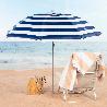 PARASOL 180 CM TUBO GRIS 22/25 MM POLYESTER ANTI-UV