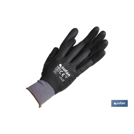GUANTE IMPREG.COMPLETO FOAM NITRILO T-10   CAJA 12 UNID.