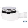 VÁLVULA SIFÓNICA DUCHA EXTRAPLANA CON SALIDA Ø32-40 MM Ø143 MM CON EMBELLECEDOR