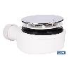 VÁLVULA SIFÓNICA DUCHA EXTRAPLANA CON SALIDA Ø32-40 MM Ø143 MM CON EMBELLECEDOR