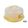 TARTERA REDONDA AMARILLA OPACA PAVLOVA CON ASAS Ø34,5 X 18,5 CM VENTA UNITARIA