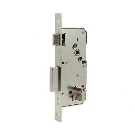 CERRADURA 4200 40 MM NIQUELADO PALANCA DESLIZANTE PICAPORTE REVERSIBLE