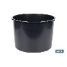 MACETERO 2 EN 1 FORMA CÓNICA CON DEPÓSITO COLOR NEGRO PP Ø 295 X 571 MM 12,5 L VENTA UNITARIA