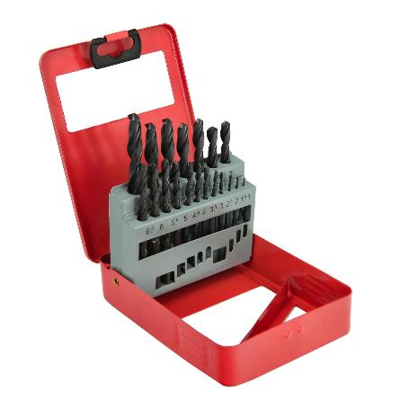 ESTUCHE BROCAS HSS WOLFPACK 1-10 MM. 19 PIEZAS