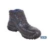 BOTA PIEL NEGRO CIERRE VELCRO S3 MODELO URIAN T 42