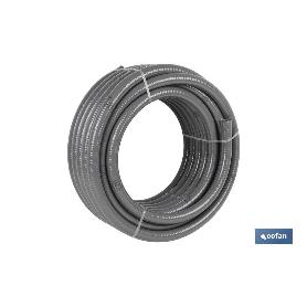 ROLLO DE TUBERÍA HIDRO GRIS CERTIFICADA Ø20 MM 25 M