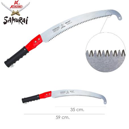SERRUCHO SAMURAI CURVO PARA PERTIGA 350 MM.