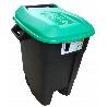 CONTENEDOR ECO TAYG 100 L C/PEDAL NG/VERDE 421037