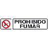 ROTULO ADHESIVO 250X63 MM. PROHIBIDO FUMAR