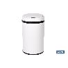 CUBO DE BASURA BLANCO CON SENSOR Y CUBO INTERIOR 30 L 52 X 30,5 CM