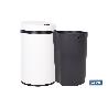 CUBO DE BASURA BLANCO CON SENSOR Y CUBO INTERIOR 30 L 52 X 30,5 CM
