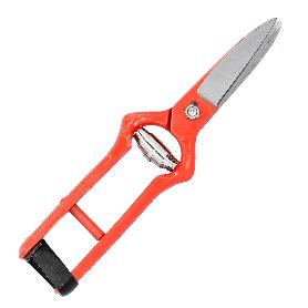 TIJERAS VENDIMIAR FORJADA RECTA  1 MANO   19 CM.