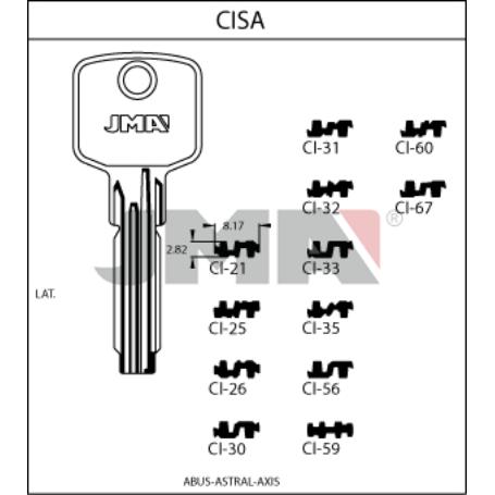 LLAVIN CI-25 LATON SEGURIDAD