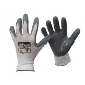 GUANTE NYLON  NITRILO GRIS T-9