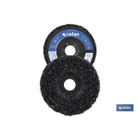 DISCO VELLON P/LIMPIEZA FIBRA-PLANO 125X22,2   CAJA 5 UNID.