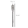 BROCA PLANA MADERA 3 PUNTAS WOLFPACK   18,00 MM.