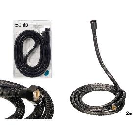 MANGO DUCHA 2 M NEGRO