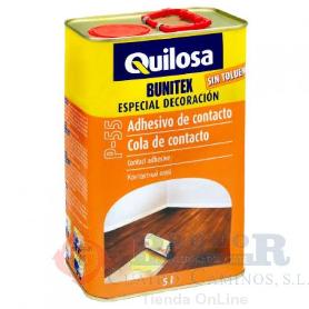 COLA DE CONTACTO BUNITEX P-55. TIEMPO ABIERTO LARGO. GRANDES SUPERFICIES. CAPACIDAD 5L - QUILOSA
