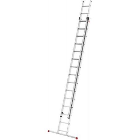 HAILO-7215-007-ESCALERA ALUMINIO 2 TRAMOS CORREDERA PROFISTEP DUO (2X15 PELDAÑOS)