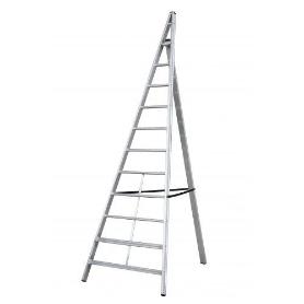 GIERRE-AL520-ESCALERA TRIANGULAR DE ALUMINIO TRITTIKA (10 PELDAÑOS)