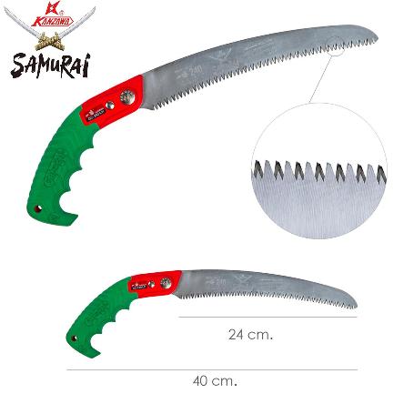 SERRUCHO SAMURAI GC CURVO 240 MM.