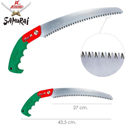 SERRUCHO SAMURAI GC CURVO 270 MM.
