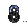 DISCO VELLON P/LIMPIEZA FIBRA-PLANO 115X22,2 VENTA UNITARIA