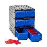 CONTENEDOR CAJÓN 300/6. PS. CAJONES BASCULANTES. SEPARADORES DESMONTABLES. 245 X 291 X 321 MM - TAYG