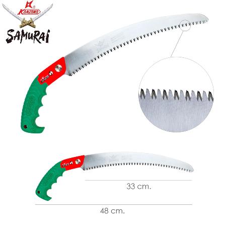 SERRUCHO SAMURAI GC CURVO 330 MM.
