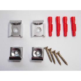 SOPORTE ESPEJOS 45X25MM. ZINCADO