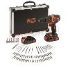 TALADRO B.DECKER 18V PERCUTOR .2 BAT 1.5+80 ACC