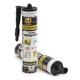 ADHESIVO DE MONTAJE KIT INSTANT. BASE DISOLVENTE. AGARRE INICIAL. 300 ML. CARTUCHO DE POLIAMIDA. DIN 53505