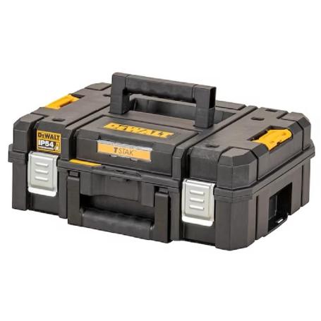 MALETA DE MODULAR TSTAK II. PLÁSTICO RÍGIDO. IP54. NEGRO Y AMARILLO - DEWALT