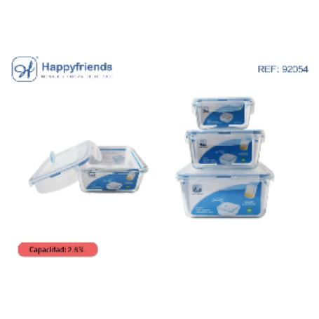 FIAMBRERA HERMETICA VIDRIO 1540 ML 4133