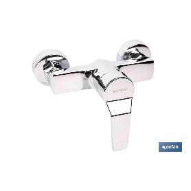 GRIFO MONOMANDO PARA DUCHA COLOR INOX. 40 MM
