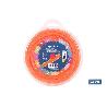 HILO HELICOIDAL DE NYLON PARA DESBROZADORA 25 M X 4 MM