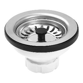 VALVULA FREGADERO T-73 BASTAGO PLASTICO  -115  1 1/2 CESTA BAJA