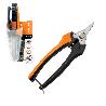 ALTUNA TIJERA 1280 INOX 18CM RECOLECCION FILO CURVADO ESPEC MANGO BIMATERI+FUNDA