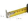 FLEXOMETRO MAGNETICO GRIP TOPLINE CON FRENO 8 METROS / 25 MM.
