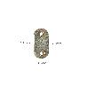 PLACA WOLFPACK BICROMATADO  40X18 MM