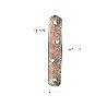 PLACA WOLFPACK BICROMATADO 100X20 MM.