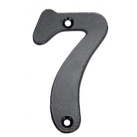 NUMERO 7 HIERRO FORJADO 100MM.
