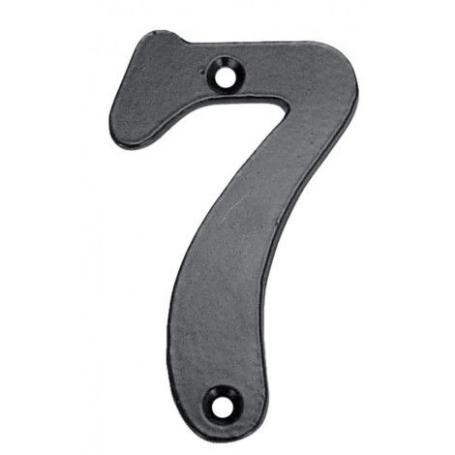 NUMERO 7 HIERRO FORJADO 100MM.