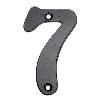 NUMERO 7 HIERRO FORJADO 100MM.