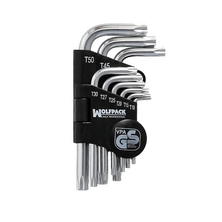 JUEGO LLAVES TORX L 9 PIEZAS INVIOLABLE