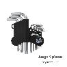 JUEGO LLAVES TORX L 9 PIEZAS INVIOLABLE