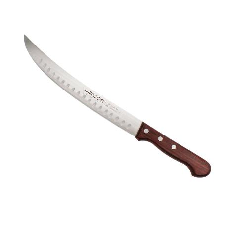 CUCHILLO CARNICERO CURVO MANGO MADERA 25 CM ATLANTICO 260700