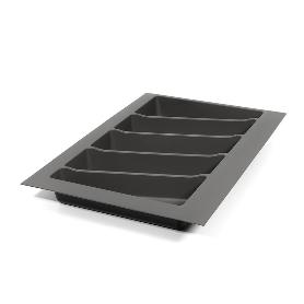 CUBERTERO PARA CAJÓN AURO. PLÁSTICO RESISTENTE. MODULO MODULO 400 ACABADO ANTRACITA