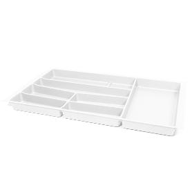 CUBERTERO PARA CAJÓN AURO. PLÁSTICO RESISTENTE. MODULO MODULO 1000 ACABADO BLANCO